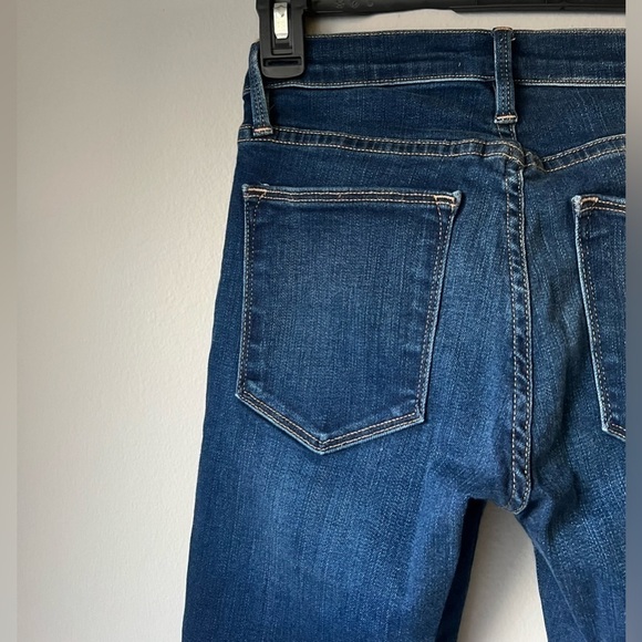 FRAME Le High Dark Wash Skinny Jeans - Picture 7 of 9